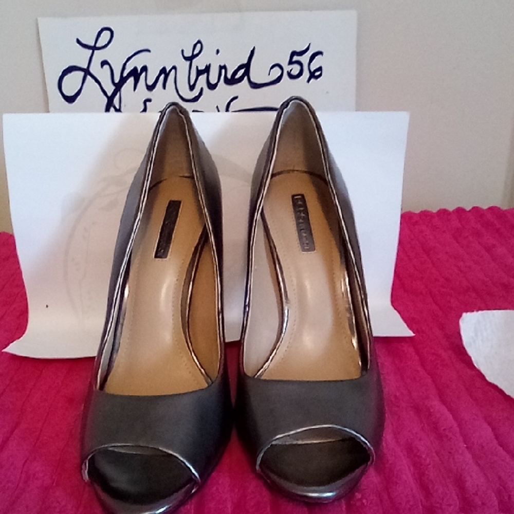 Elegant Black Peep-Toe Heels